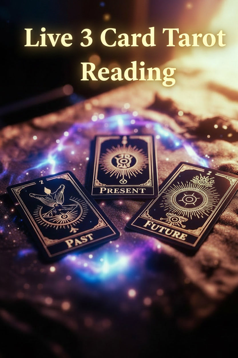 Live Tarot Reading 3 Card (TT)